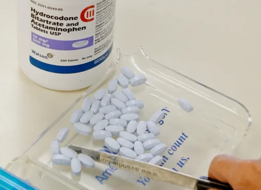 Hydrocodone (Vicodin) pills